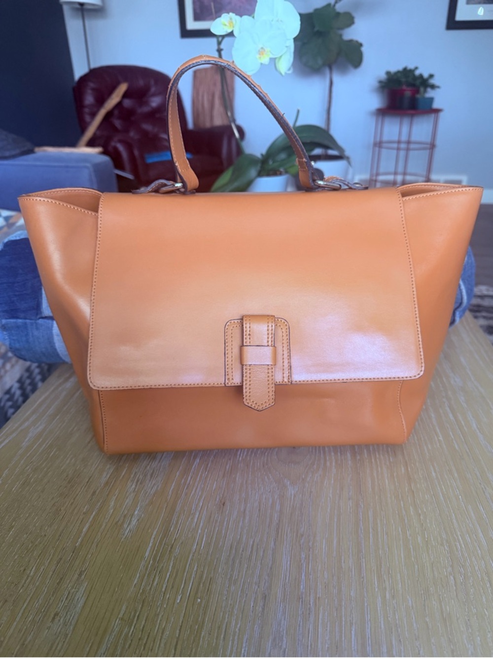 Minelli Italy Leather Moto Bag Doctor Purse